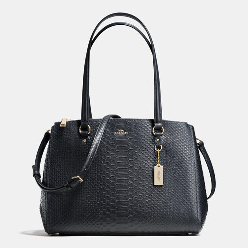 Coach Outlet Stanton Carryall In Stamped Snakeskin Leather